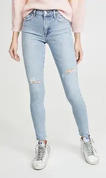 Agolde distressed high‎ rise sophie skinny jeans size 29