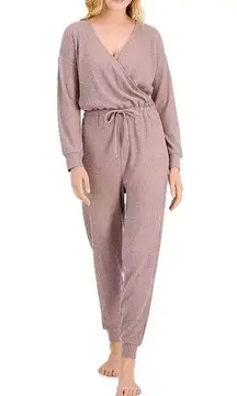 NWT Alfani Intimates Women's Long Sleeve Tie Waist Sleep Jumpsuit Size XS