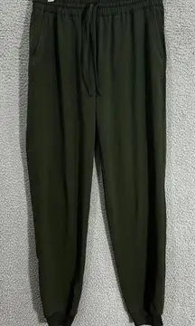 Rachel‎ Zoe pants womens 2 green joggers pull on stretch pockets casual boho