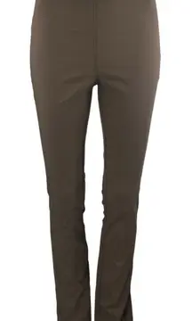NA-KD Womens Brown High Waisted Slim Skinny Flare Trousers Pants Size US 6