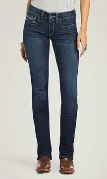 Ariat R.E.A.L. Clarissa Mid-Rise Jeans, Women’s Size 26R, 32” Inch Inseam, EUC!