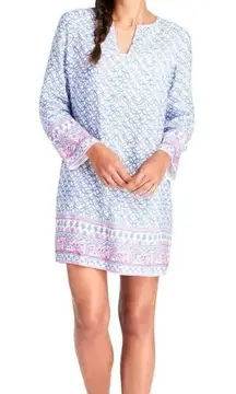 Vineyard Vines Tunic‎ Dress or Coverup Periwinkle Blue Linen XS