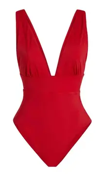Andie The Mykonos One Piece Cherry Red Size Large