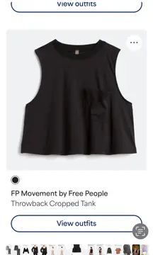FP Movement Throwback Cropped Tank