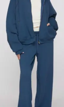 SKIMS Relaxed Terry Zip Up Hoodie Size M