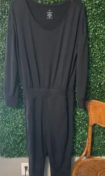 Sweaty Betty Gary Longsleeve Jumpsuit Black Gym Yoga Black Size M Medium