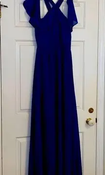 GORGEOUS BLUE FORMAL DRESS PROM WEDDING HOMECOMING SMALL