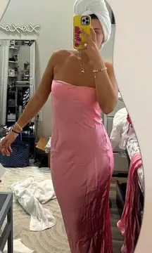 SNDYS Pink Slip Dress