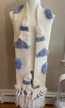 Mitchie’s Matchings Fur Trim Scarf