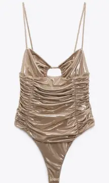ZARA Gold Bodysuit