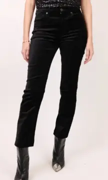 Citizens of Humanity Plush Black Isola Cropped Boot Denim Jeans Size 27