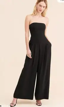 Gilner Farrar Niki Strapless Jumpsuit silk sz M