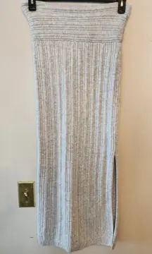Wild fable grey knitted long skirt size womens medium