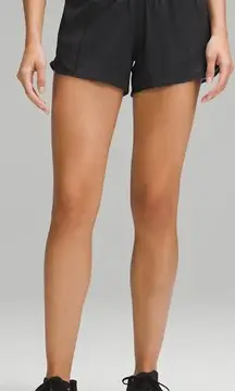 Lulu Low Rise 4in Black Hotty Hot Shorts