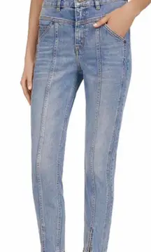 The Kooples Women's Light Blue Cropped Jeans