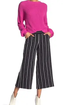 Max studio striped cropped pants NWOT