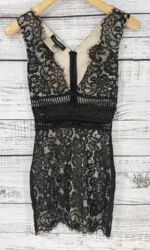 PARISIAN Asos Black Sexy Lace Dress Gatsby Cocktail‎ Size 2 NEW
