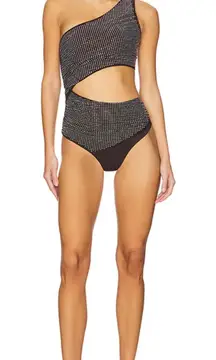 New! Beach Riot Anja One Piece Swimsuit Java Jewel Sz XL‎ $188