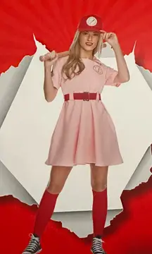 Pink Baseball Costume
