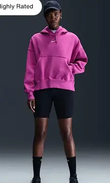 Cropped Purple Nike Hoodie Women’s
