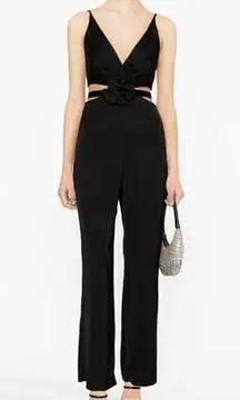 Maje v-neck straight-leg jumpsuit NWT