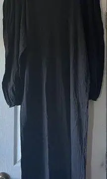 The Great. Maxi Cotton T-Shirt Dress size Large Dark Grey EUC