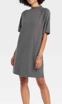 Universal Thread 100% cotton mock neck t shirt dress