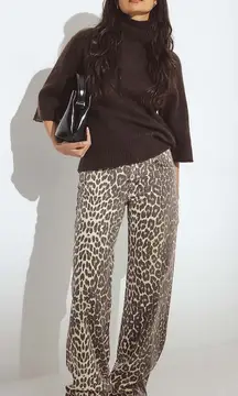 Leopard Print Jeans