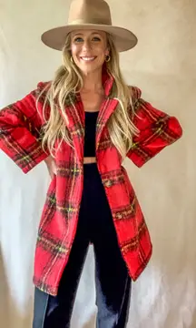 Red Plaid Jacket