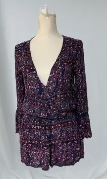 American Eagle Outfitter Women Purple Long Sleeve  Jumpsuit/Rompers Size S