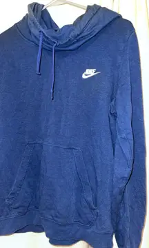 Nike Swoosh Embroidered Hoodie Sweatshirt Pullover