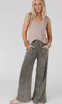 THREE BIRD NEST Relaxing Robin Drawstring Wide Leg Pants Loungewear Sweatpant XL