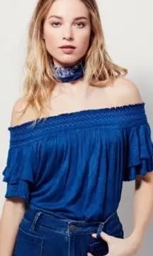 Off The Shoulder Santorini Top