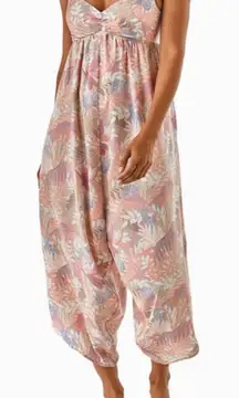 Patagonia Lost Wildflower Jumpsuit‎ pink Jurassic Ferns: Pelican lightweight S