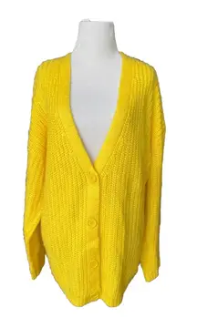 ASOS Women’s Cardigan Sweater Yellow Size US6 New