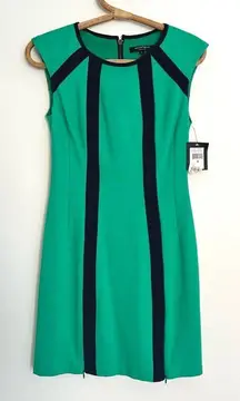 Nanette‎ Lapore Underground Ponte Dress in Gumball Green/Navy size 0