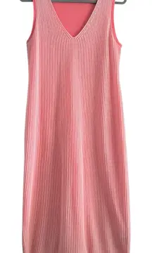 Rag & Bone V-Neck Midi Length Cora Dress Size L