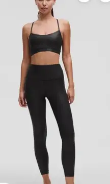 Black Lululemon Align leggings SHINE 8