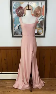 Gorgeous New Cynthia & Sahar Toasted Sugar Luxe Satin Stretch Gown!