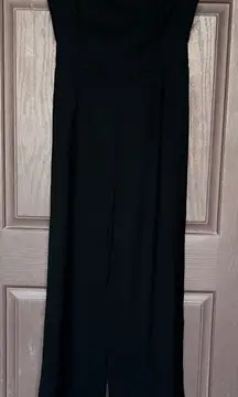 Princess Polly Elegant Black Wide Leg Jumpsuit