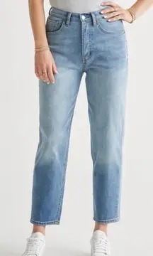 Du/er High Rise Arc Button Fly Tapered Performance Jeans Style WFMR5318