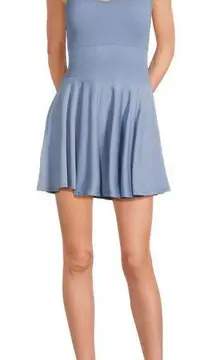 NWT HARMONY AND BALANCE Blue Grey Seamless Racerback Skort Active‎ Dress Size XL