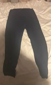 Navy Blue Aerie Leggings OFFLINE by Real Me High-Rise 7/8