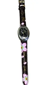 Cute Genuine Leather Swiss Monogram Wrist Watch