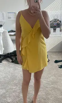 Yellow Tie Dress 