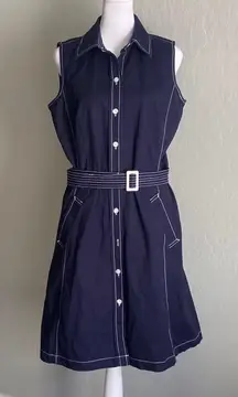 Collared Button Up Dress