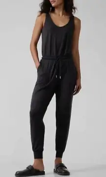 Athleta Tall Black Sleeveless Jumpsuit