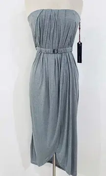 NEW Anama grey wrap tube dress