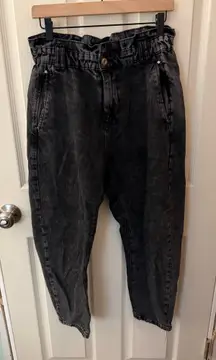 ZARA Jeans High-Rise Paperbag