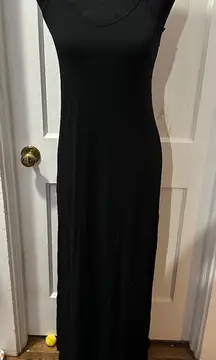 Double Zero Black Tank Maxi Dress in S